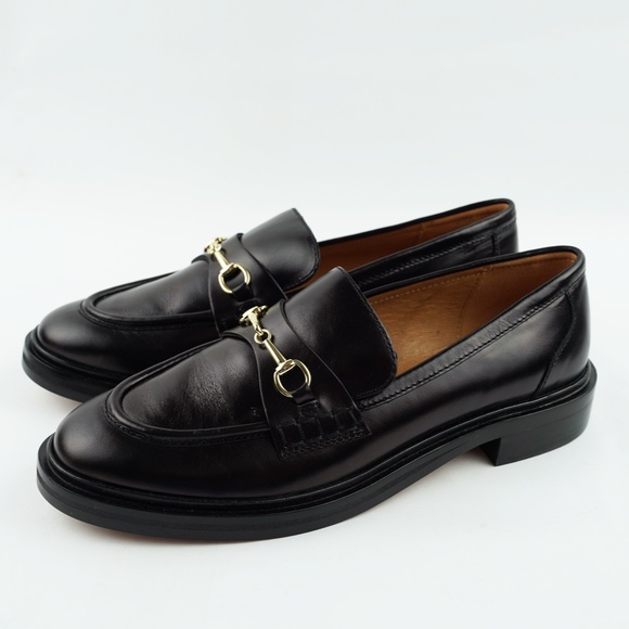 New MADEWELL Size 9 The Vernon Bit Hardware Loafer Leather Black $158 NN868 - Picture 6 of 10